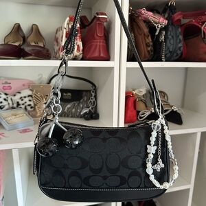 Coach Black Signature Demi Bag 🖤